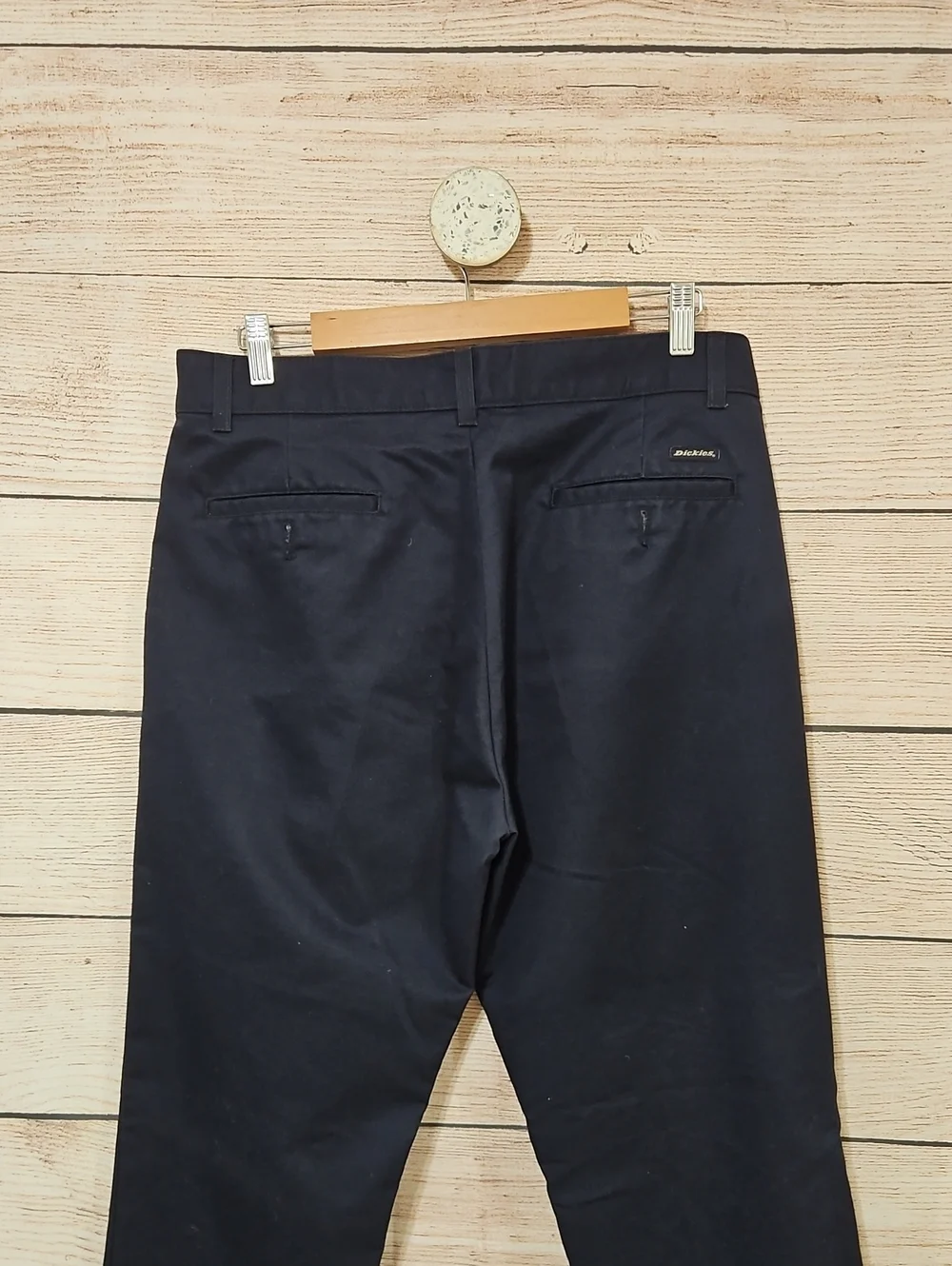 💟 Dickies Men's Navy Blue Regular Taper Chino Pants 34x30
